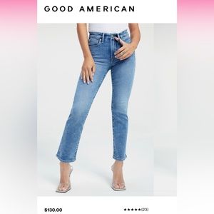 GOOD PETITE STRAIGHT LIGHT COMPRESSION JEANS 👖